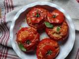 Tomates farcies au risotto aux crevettes