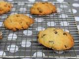 Biscuits tendres aux pépites de chocolat