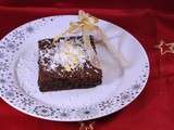 Brownie chocolat café neige de coco