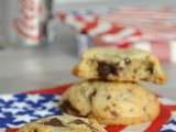 Cookies aux chunks de chocolat noir