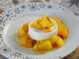 Panna cotta légère aux fruits exotiques