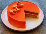 Entremets abricot romarin