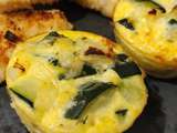 Flans de courgettes