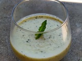 Gaspacho concombre menthe