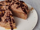 Gâteau de crêpes au chocolat