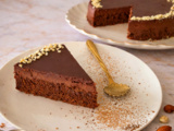 Gâteau fondant à l’amande et crémeux chocolat (k. Bourgi)