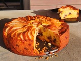 Gâteau poire, noisettes et pépites de chocolat