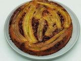 Gâteau renversé banane pécan