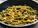 Haricots verts citron noisette