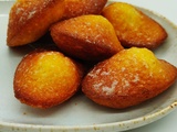 Madeleines gingembre citron vert