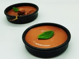 Petits pots de crème menthe chocolat