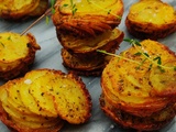 Potato stacks aux fromages et herbes fraiches