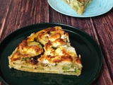 Quiche courgette fêta