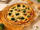 Quiche saumon fumé, brocoli, feta