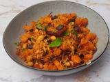 Riz croustillant butternut curry