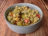 Riz sauté ananas poivron curry