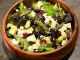 Salade pomme feta cranberries