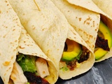 Wraps poulet bacon avocat