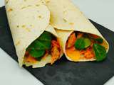 Wraps poulet, carottes, mimolette