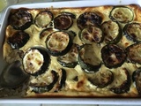 Flan de courgettes à la fêta et à la ricotta : un délice