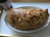 Pizza calzone maison belle et bonne