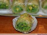 Baklava rolls pistache