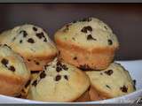 Muffins et ses pépites de chocolats |