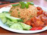 Nasi goreng + sauce poulet aigre douce |