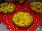 Mini-quiches sans pâte au poulet