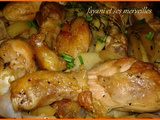 Pilons de poulet au chouchou
