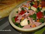 Salade à la mortadelle