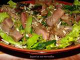 Salade sarcives poulet aux graines