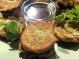 Croquettes de pois chiches et coriandre (vegan)
