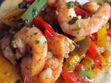 Fajitas aux Crevettes