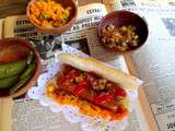 Hot-Dogs Vegan et leur Garnitures (Achards)