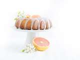 Bundt cake au pamplemousse et fleur d’oranger