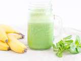 Green Smoothie mâche et banane