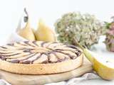 Tarte poire choco amande Vegan + Concours