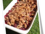 Crumble fruits rouges {impossible de s'arrêter d'en manger !}