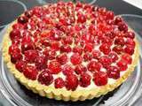 Tarte aux framboises