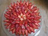 Tarte fraises pistache