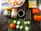 Crevettes sauce aigre-douce