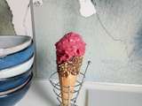 Glace aux fruits rouges, maison