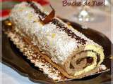 Buche de Noel Chocolat Banane