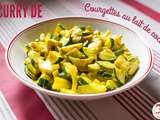 Curry de courgettes au lait de coco