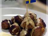 Köttbullar (boulettes de viande suedoise)