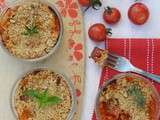 Crumble tomates et oignons