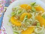 Salade de fenouil, orange et avocat