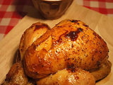 Coquelet Rôti aux Herbes et Pommes de Terre Soufflées