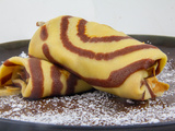 Crêpes spirale et caramel au beurre salé